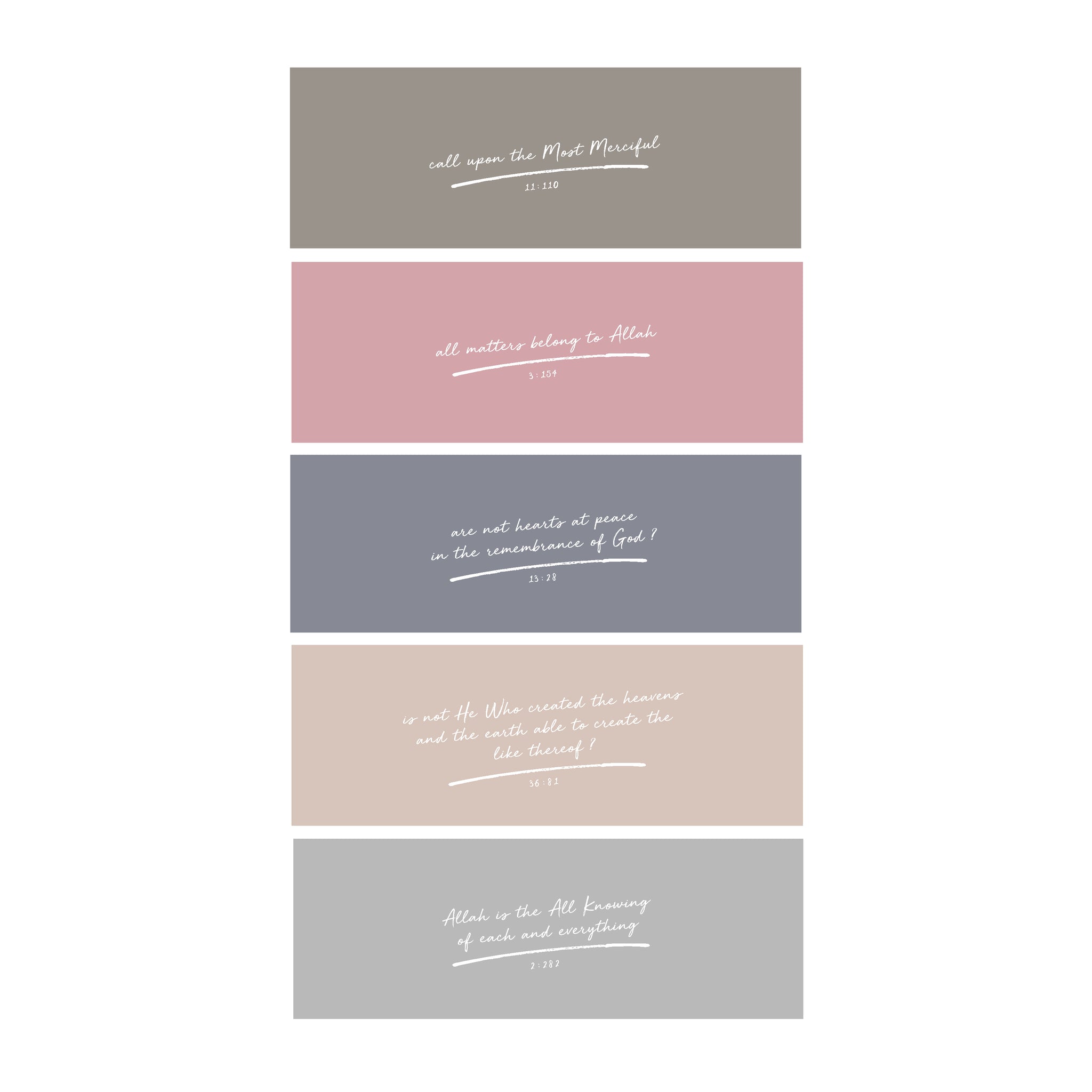 Bookmarks : Qur'an Verses