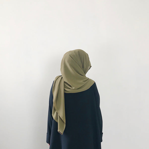 Textured Chiffon : Olive