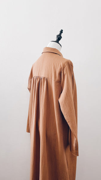 Front-Button Dress : Amber