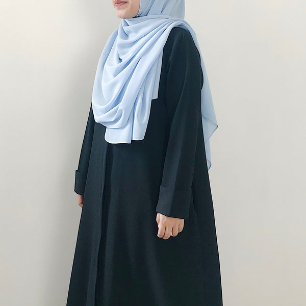 Textured Chiffon : Light Blue