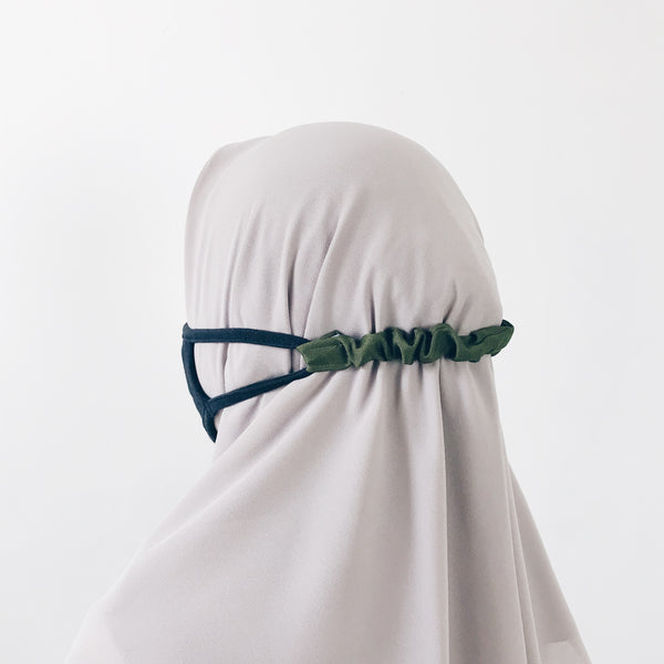 Mask Connector Set : Army & Grey