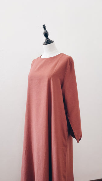 Santai Dress : Terracotta