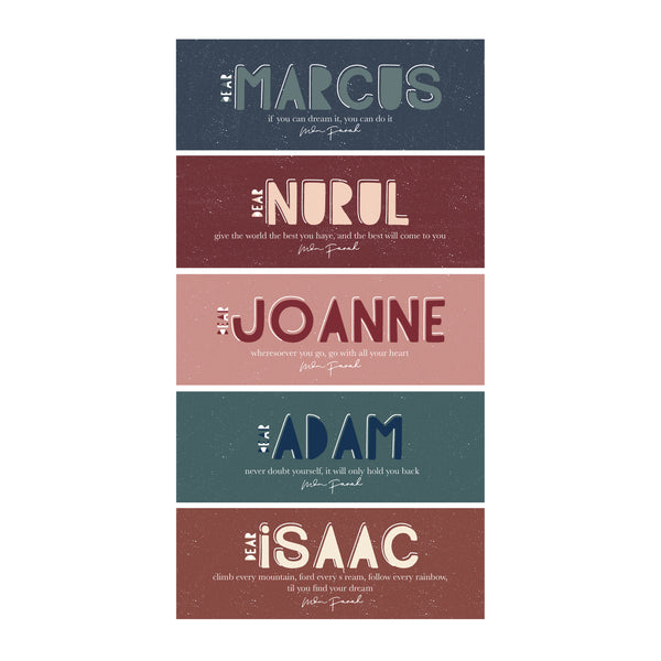 Customized Bookmarks