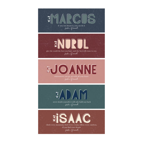 Customized Bookmarks