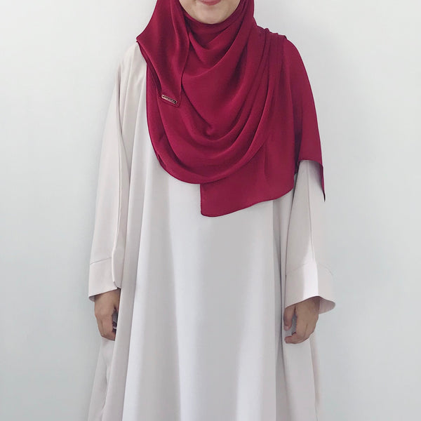 Textured Satin : Cherry