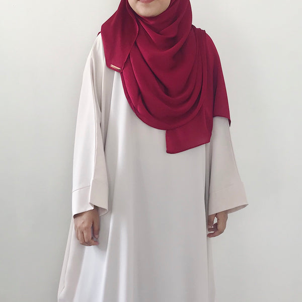 Textured Satin : Cherry