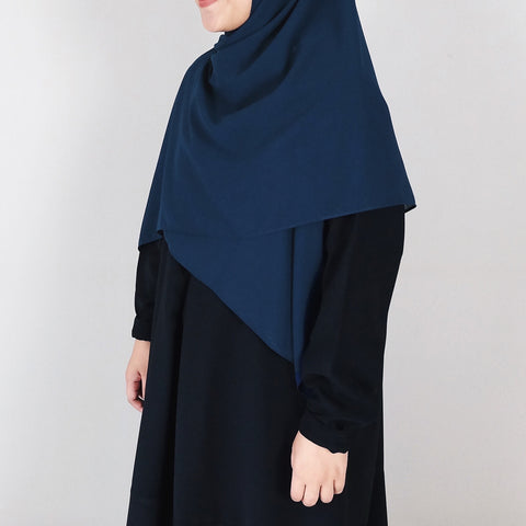 [Scarf 50"] Basic Georgette : Cobalt