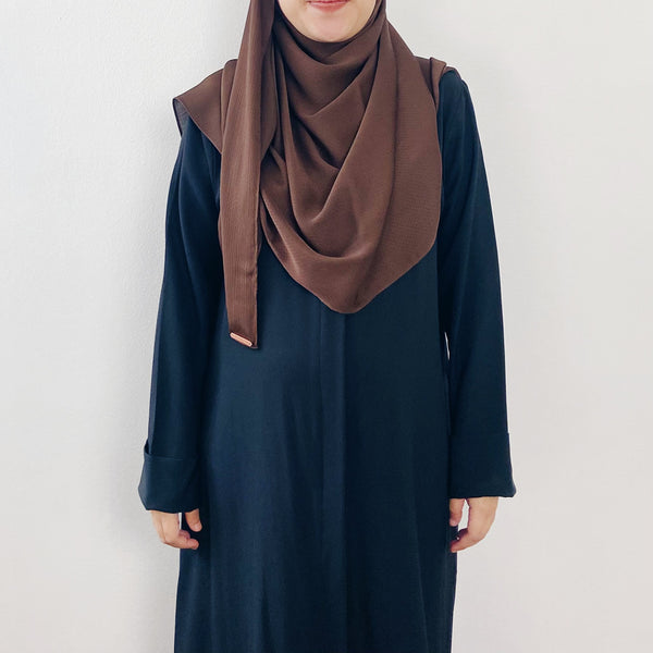 Textured Satin : Cocoa