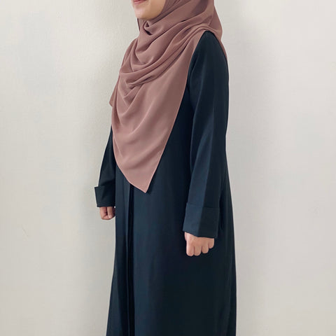 Tie-Back Shawl : Cocoa