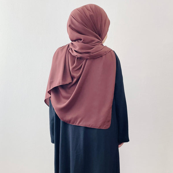 Super Wide Shawl (MS) : Cocoa