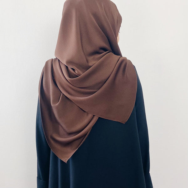 Textured Satin : Cocoa