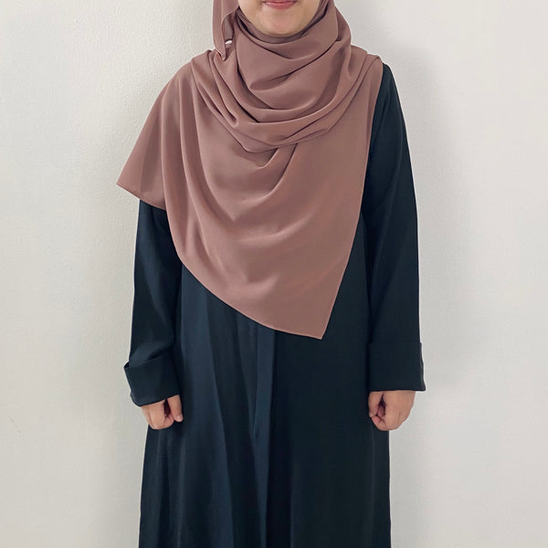 Tie-Back Shawl : Cocoa