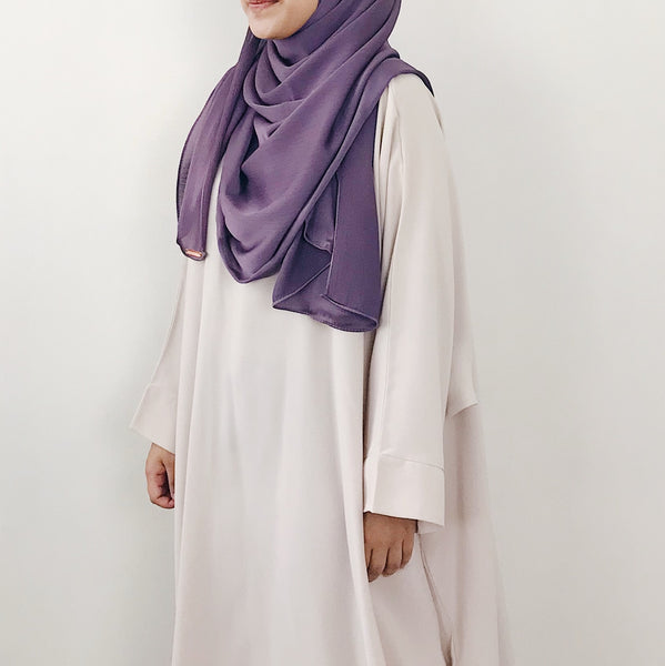 Textured Satin : Plum