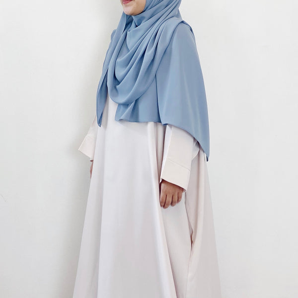 Premium Chiffon : Dusty Blue