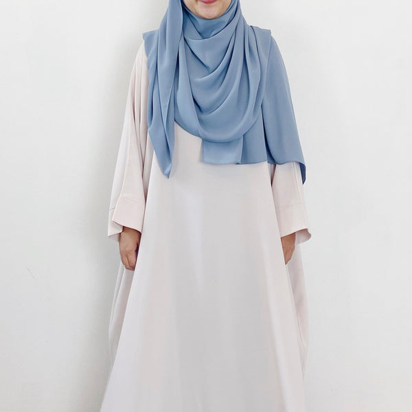 Premium Chiffon : Dusty Blue