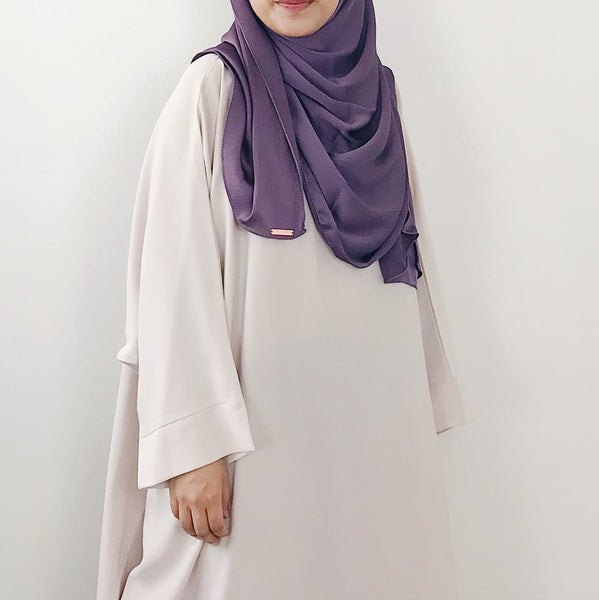 Textured Satin : Plum