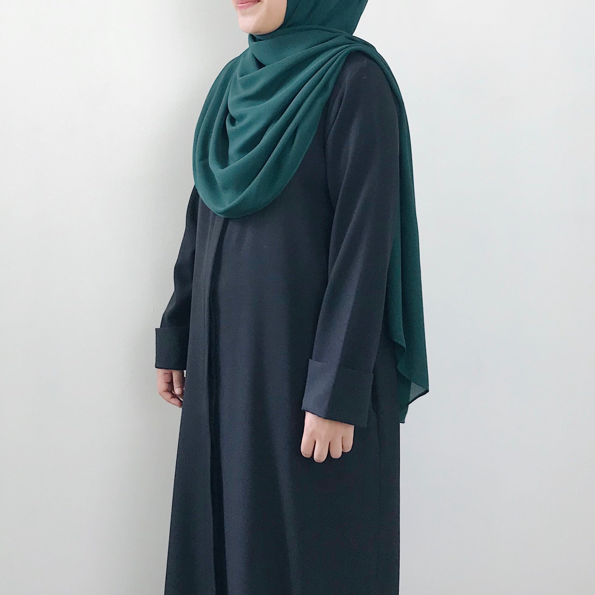 Korean Chiffon : Dark Green
