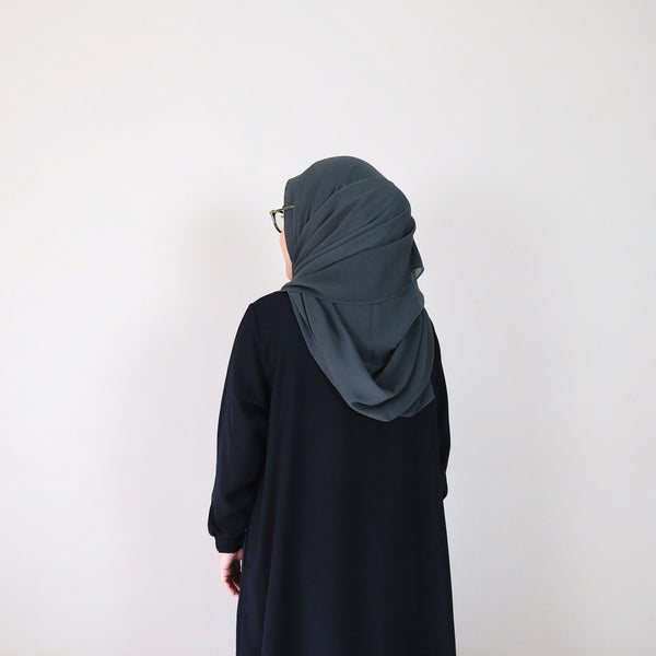 Textured Chiffon : Dark Grey