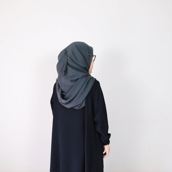 Textured Chiffon : Dark Grey
