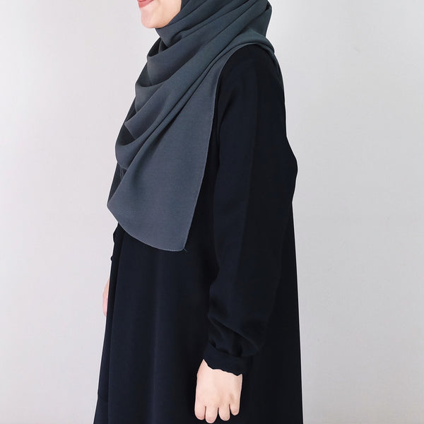 Textured Chiffon : Dark Grey