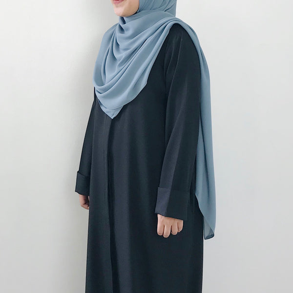 Korean Chiffon : Dusty Blue