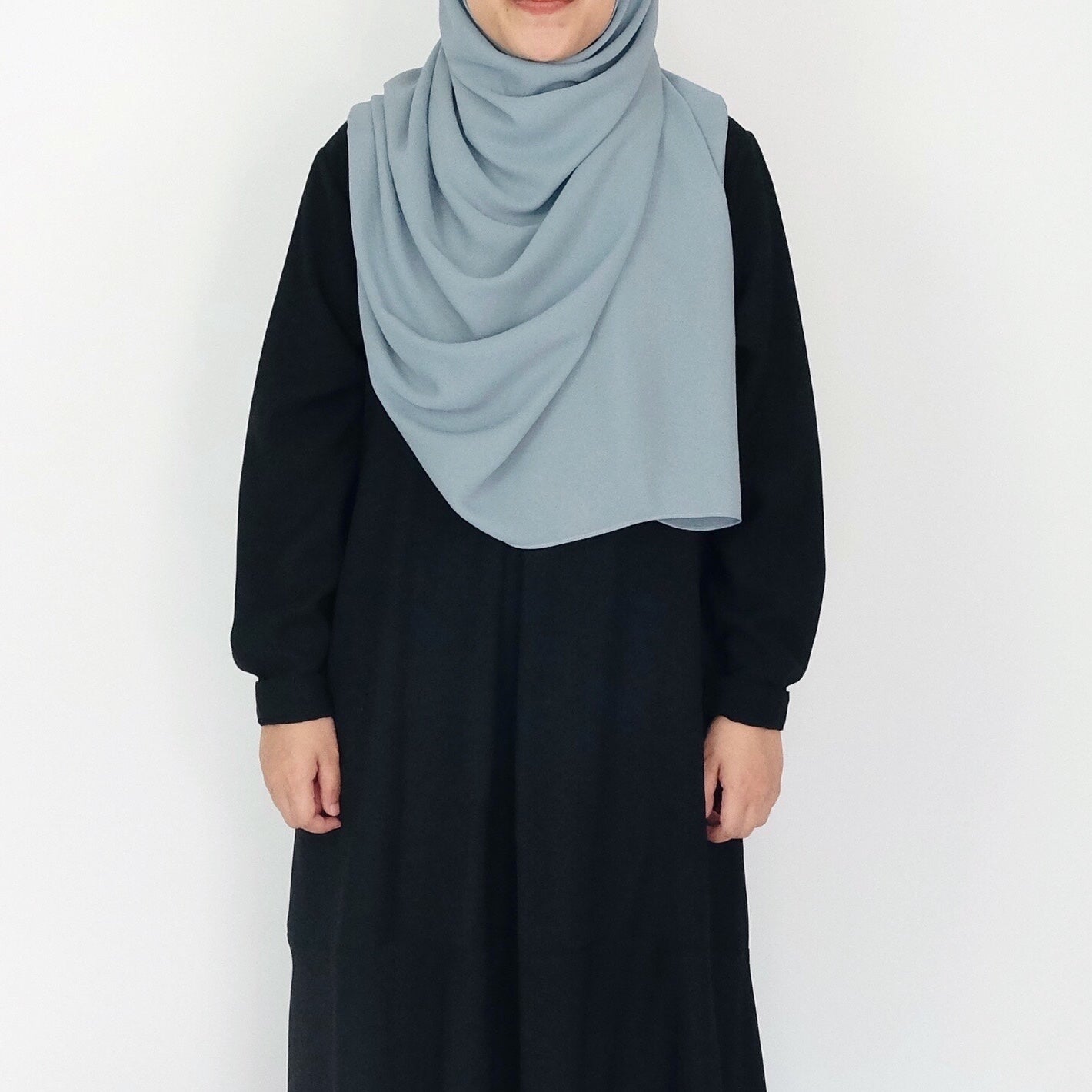 Premium Chiffon : Dusty Blue