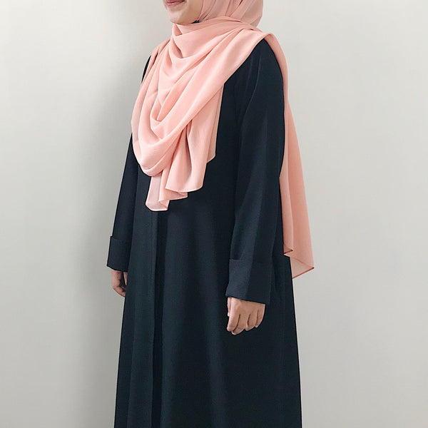 Textured Chiffon : Salmon