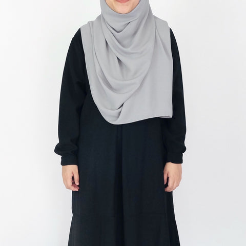 Premium Chiffon : Soft Grey