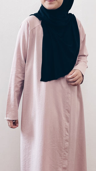 Front-Button Dress : Blush