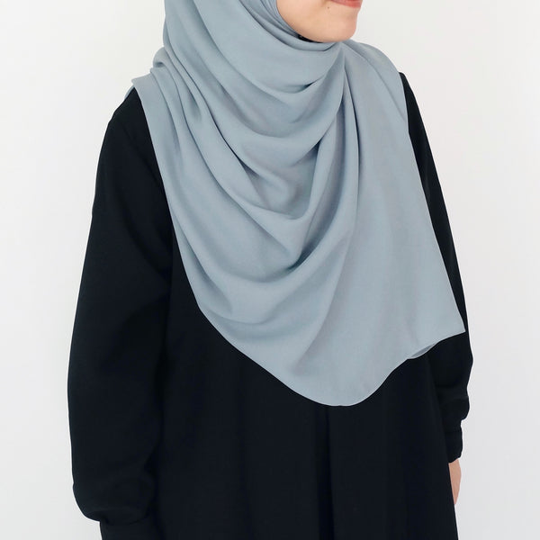 Premium Chiffon : Dusty Blue