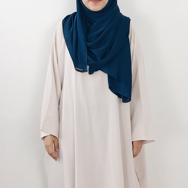 Textured Satin : Cobalt