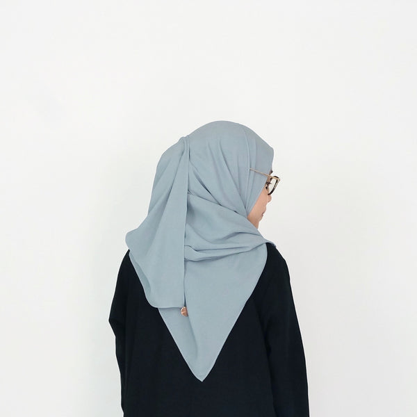 Premium Chiffon : Dusty Blue