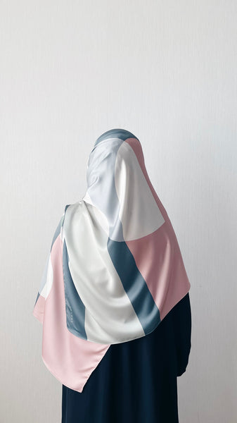 Printed : Abstract in Teal