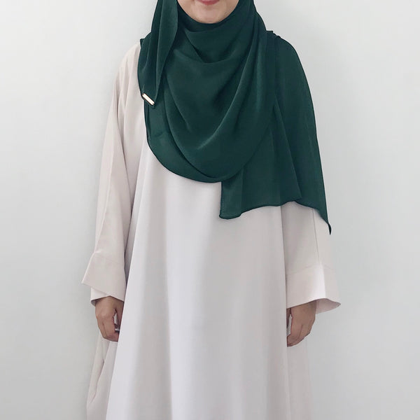 AS/IS - Textured Satin : Emerald