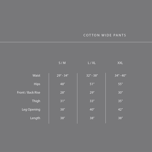 Everyday Cotton Pants : Black