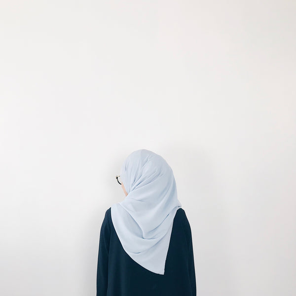 Korean Chiffon : Baby Blue