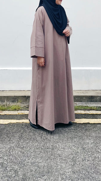 Cotton Linen Dress : Oak