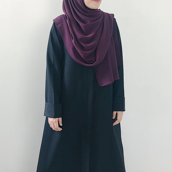 Textured Chiffon : Mulberry