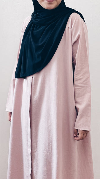Front-Button Dress : Blush