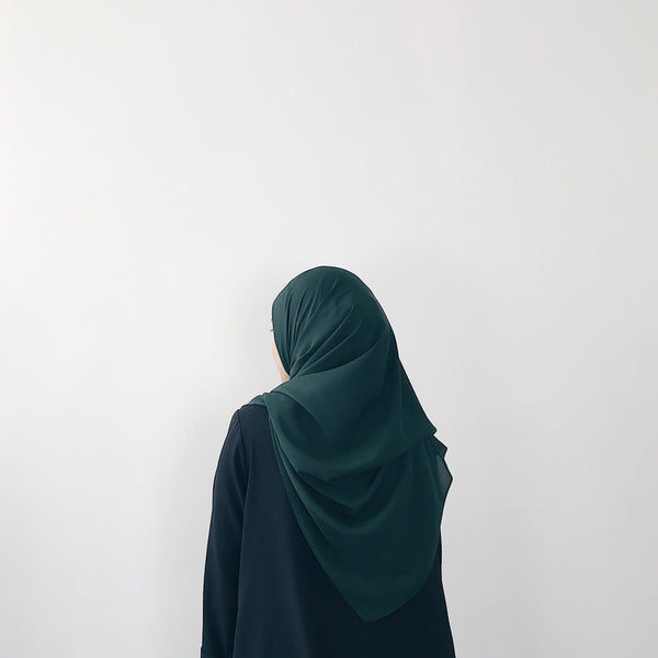 Korean Chiffon : Forest Green