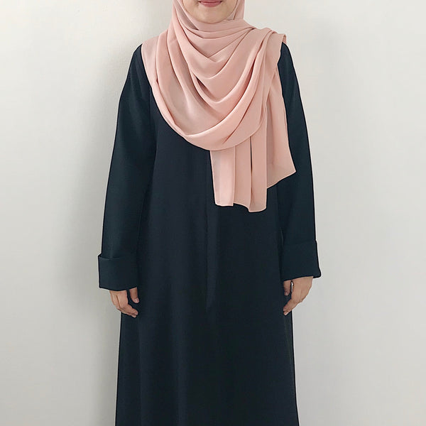 Textured Chiffon : Peach