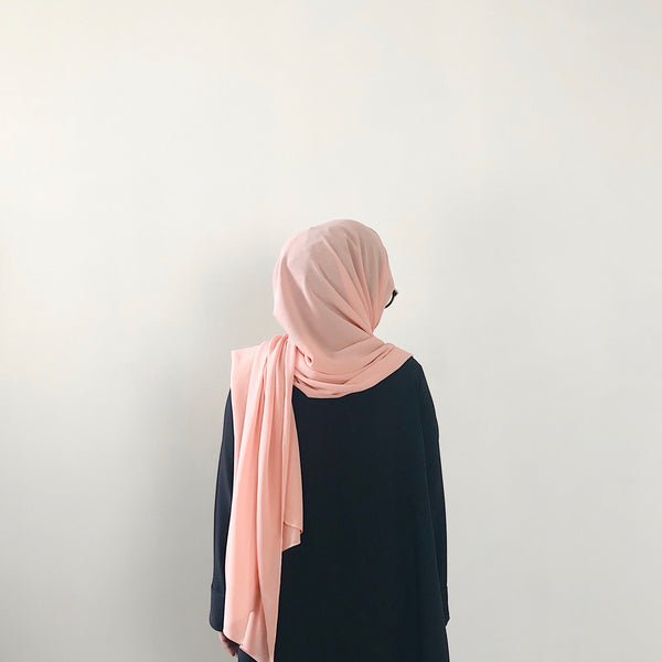 Textured Chiffon : Salmon