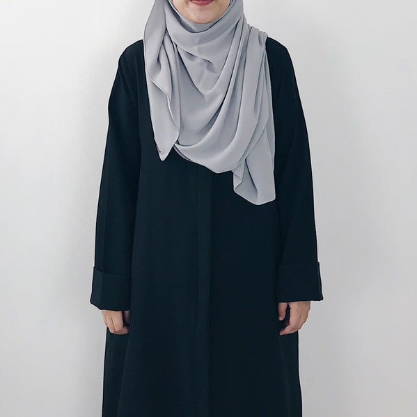 Korean Chiffon : Light Grey