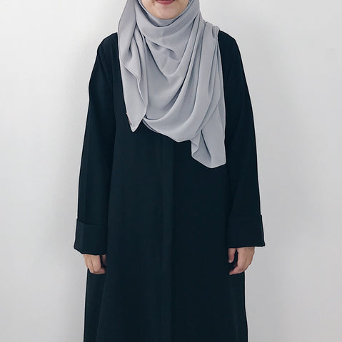 Korean Chiffon : Light Grey