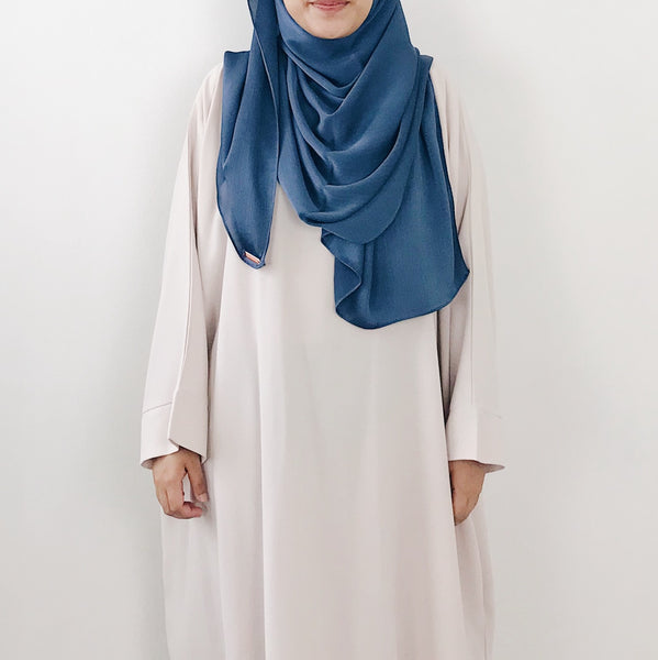 Textured Satin : Blue