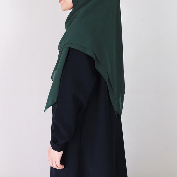 [Scarf 50"] Basic Georgette : Forest