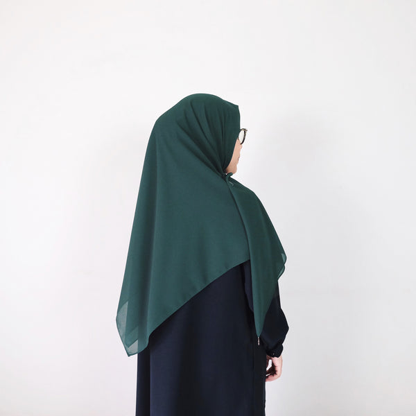 [Scarf 50"] Basic Georgette : Forest