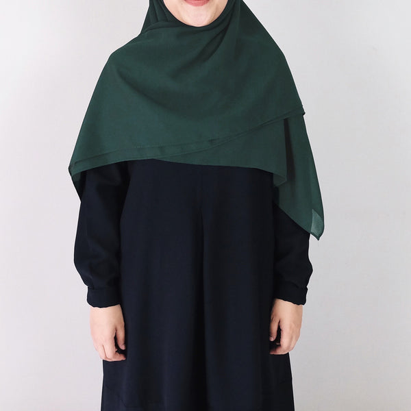 [Scarf 50"] Basic Georgette : Forest