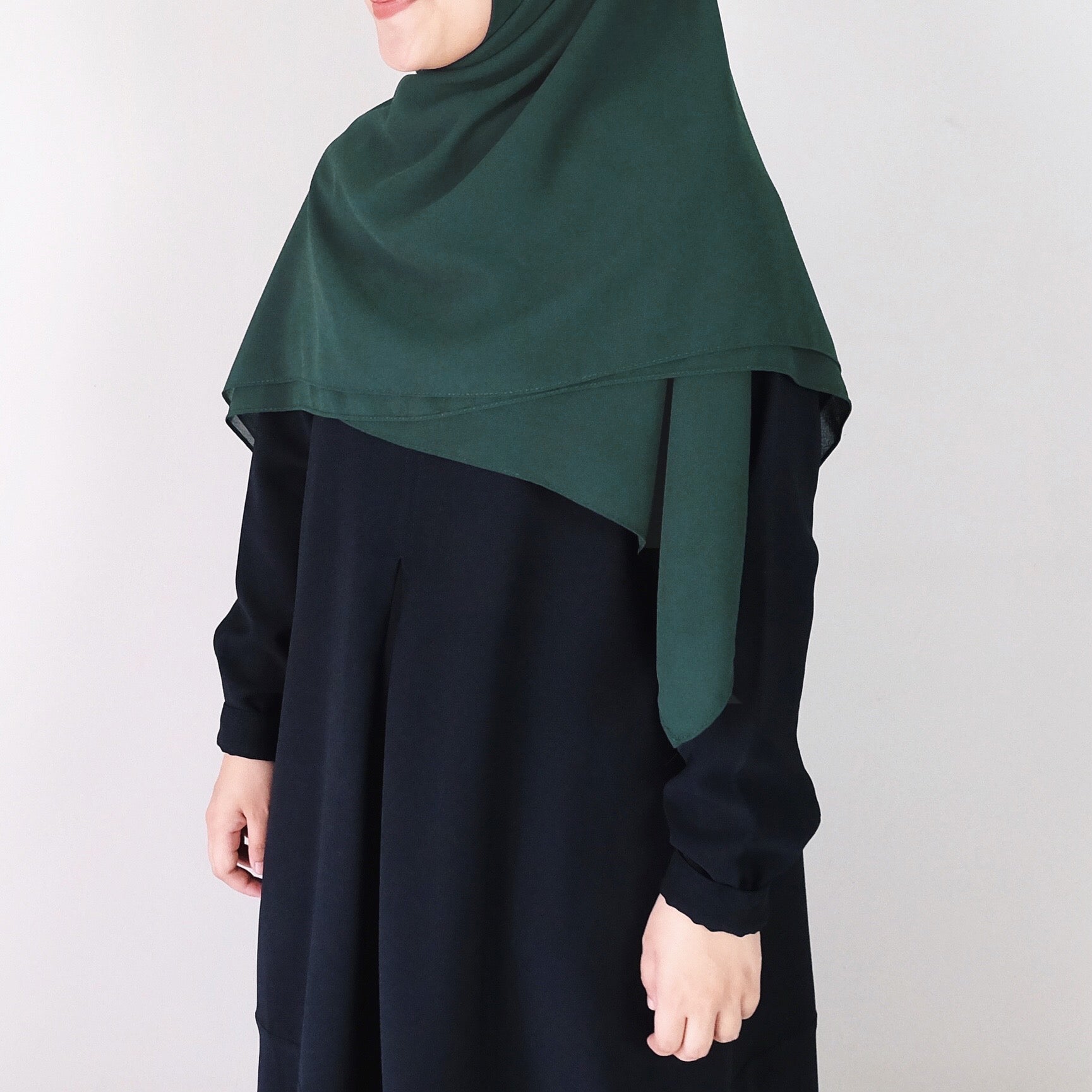 [Scarf 50"] Basic Georgette : Forest