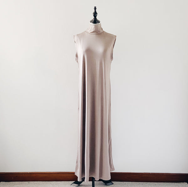 Essentials : Inner Dress in Tan